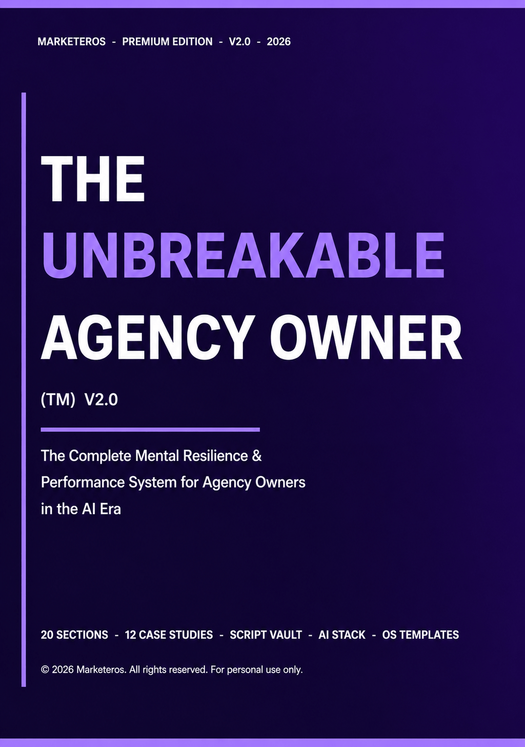 The unbreakable agency